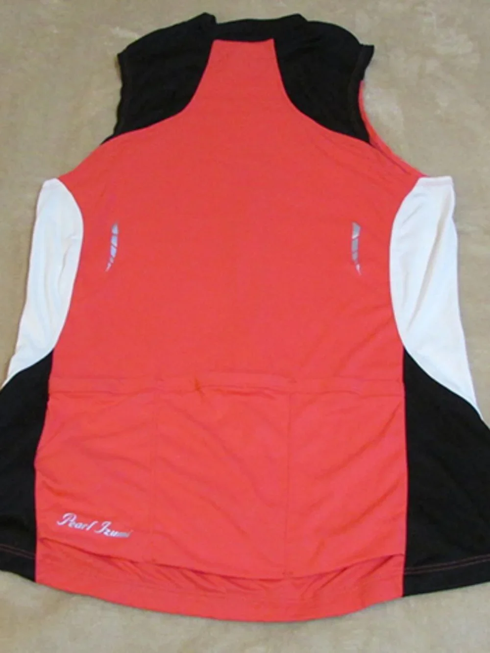 Pearl Izumi Women's Full Zip Sleeveless Jersey Size Medium (A)